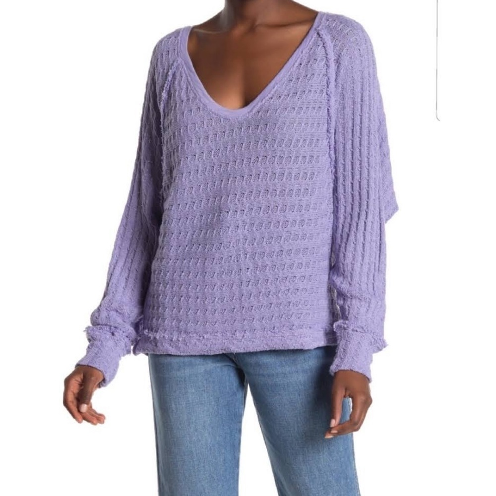 We The Free FP thiens Hacci lightweight oversized relaxed sweater size S
